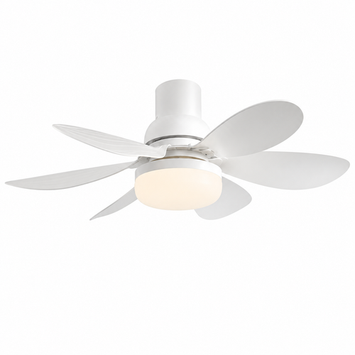 Ventilateur de plafond LED compact E27 52cm Ventelux, vue d'ensemble
