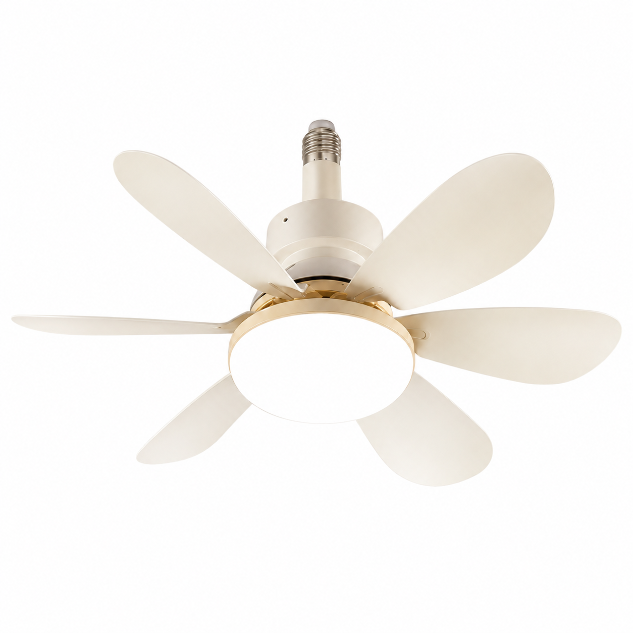 Ventilateur de plafond LED 52cm Ventelux, éclairage blanc chaud