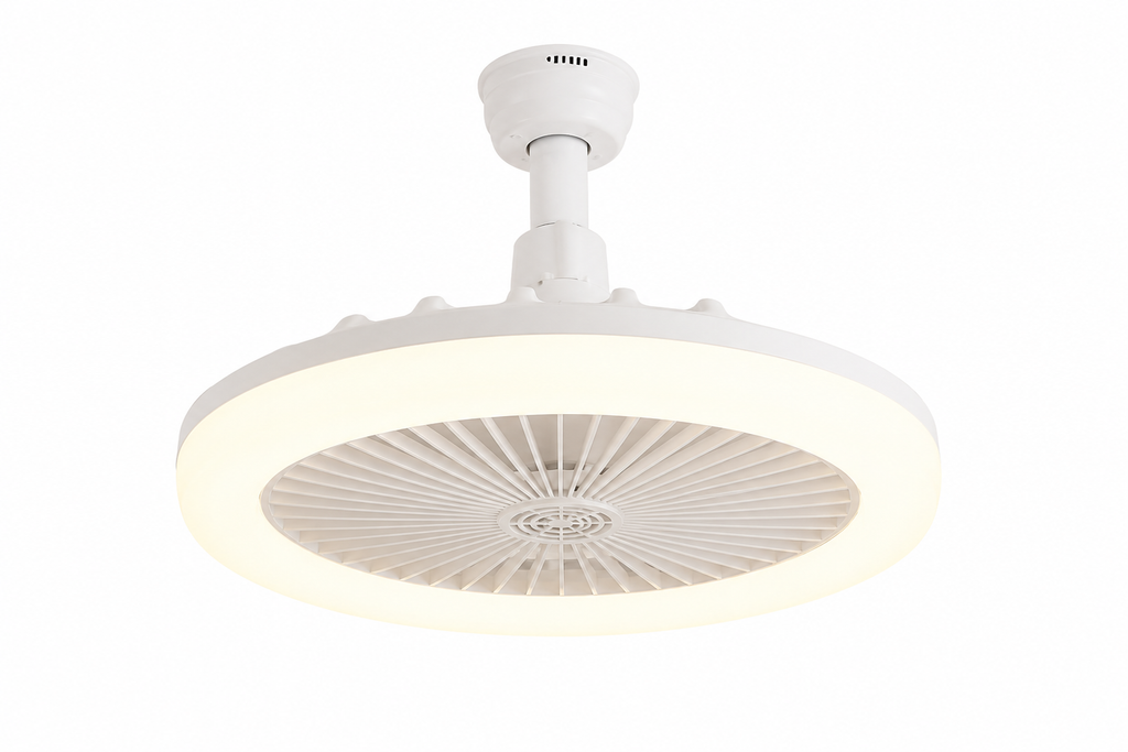 Ventilateur de plafond LED E27 silencieux Ventelux avec télécommande