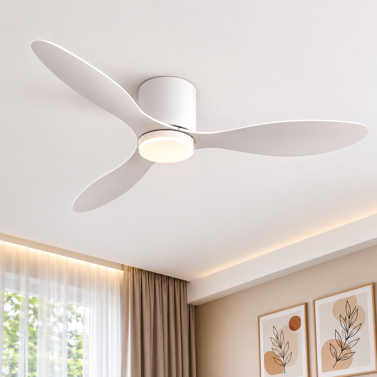 Ventilateur de plafond profil plat (plafond bas) | Ventelux