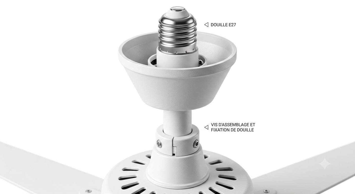 Ventelux Nova – Ventilateur LED avec Télécommande