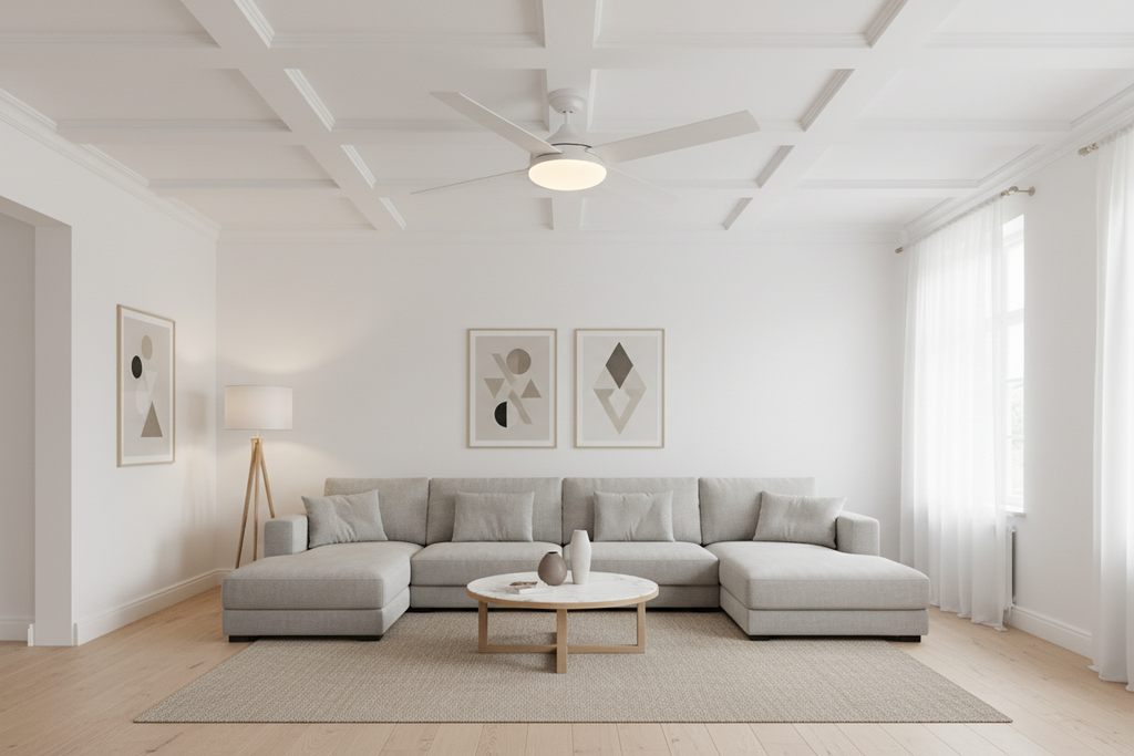 Bannière ventilateur de plafond LED