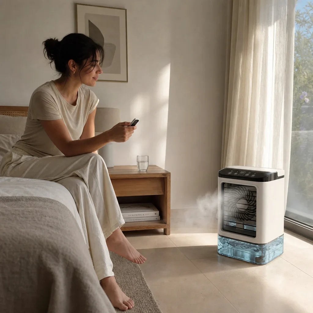 Lifestyle — Climatiseur portable ultra-silencieux