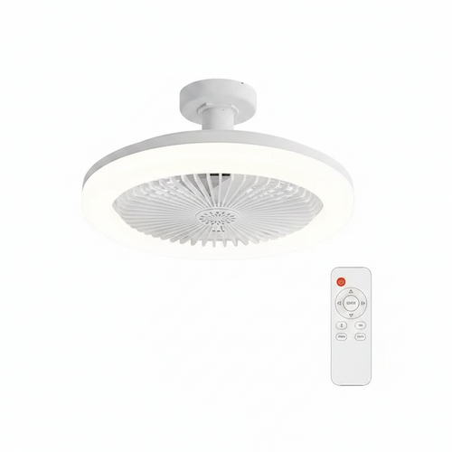 Ventilateur de plafond LED E27 silencieux avec télécommande